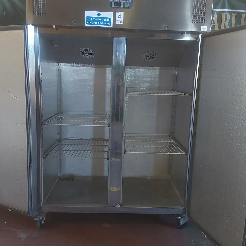 POLAR G594 G-SERIES UPRIGHT DOUBLE DOOR FRIDGE 1200LTR