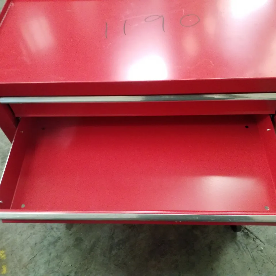 CLARKE CTC800C MECHANICS' 8 DRAWER STEEL COMBINATION TOOL CHEST & CABINET