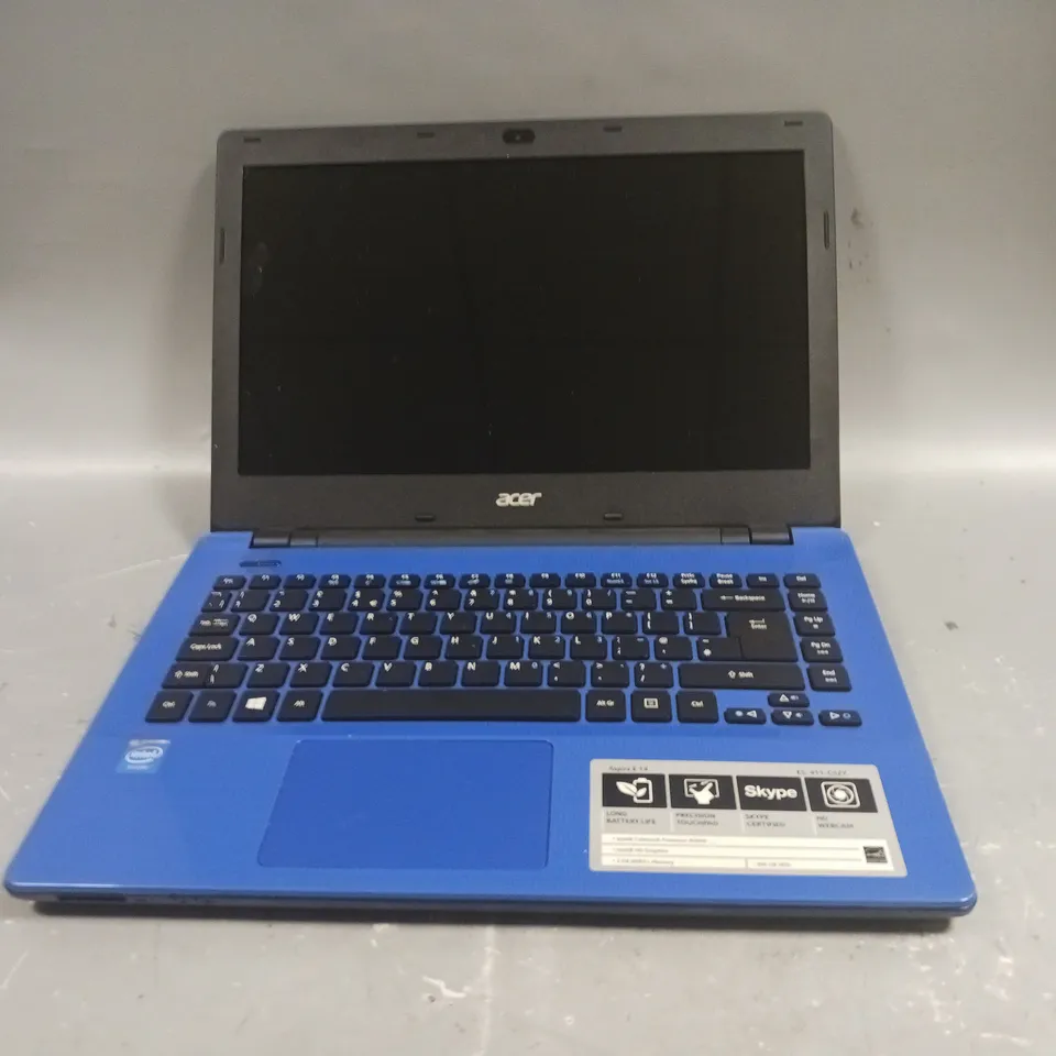 ACER ASPIRE E 14 LAPTOP IN BLUE