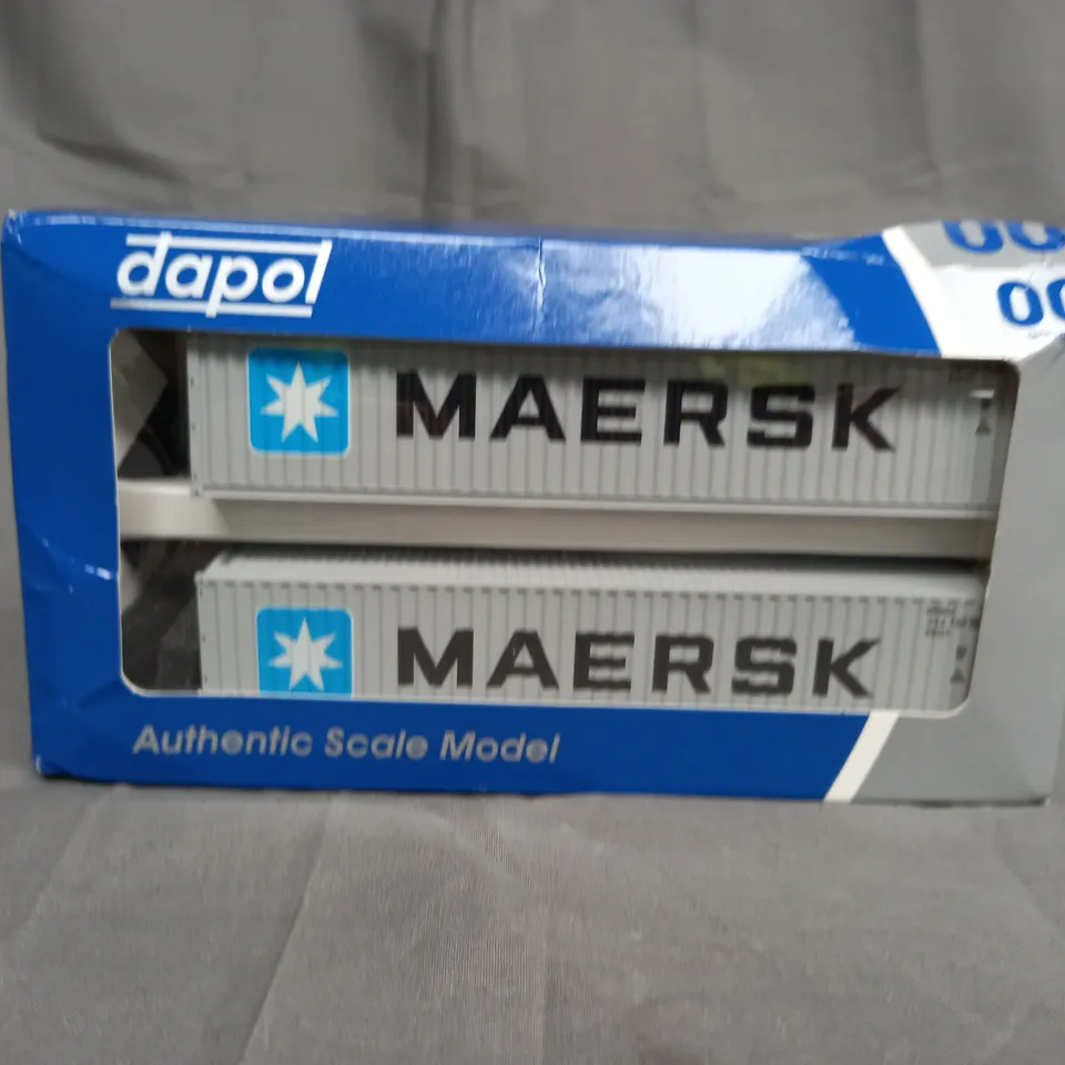 DAPOL 40FT CONTAINERS  MAERSK TWIN PACK