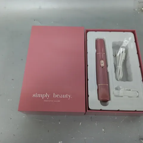 BOXED SIMPLY BEAUTY 2 IN 1 SUPER SMOOTH FACE & BROWS HAIR REMOVER, BLUSH