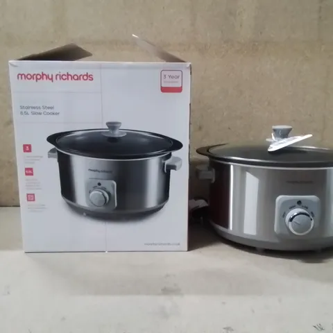 BOXED MORPHY RICHARDS 6.5L SLOW COOKER