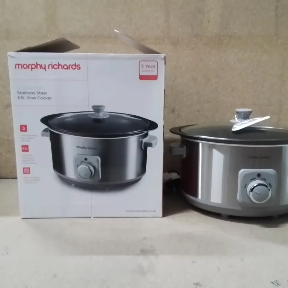 BOXED MORPHY RICHARDS 6.5L SLOW COOKER