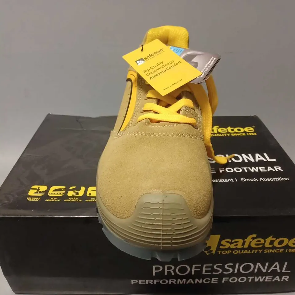 BOXED SAFETOE PROFESSIONAL PERFORMANCE FOOTWEAR SHOE - UK 9 