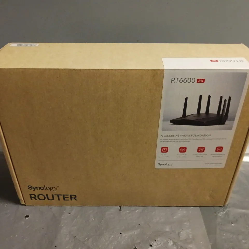 BOXED SYNOLOGY ROUTER (RT6600ax)