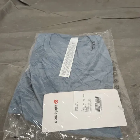 LULULEMON SWIFTLY TECH LONG SLEEVE TOP – WOMEN'S, SIZE 6 – BLUE