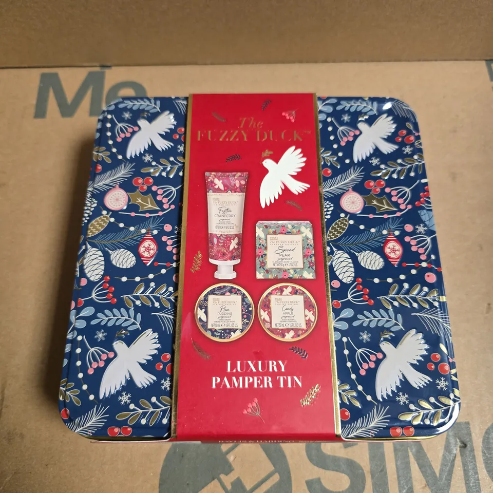 THE FUZZY DUCK LUXURY PAMPER TIN 