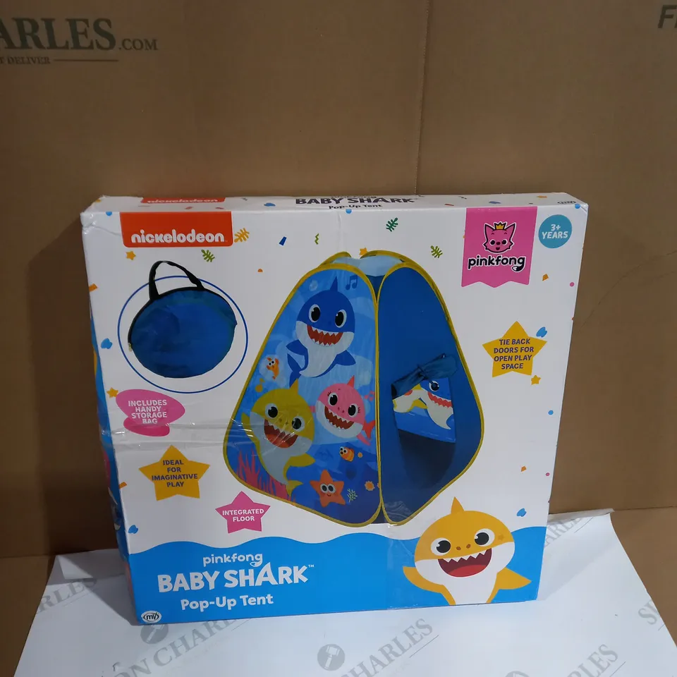 BABY SHARK POP UP TENT  RRP £24.99