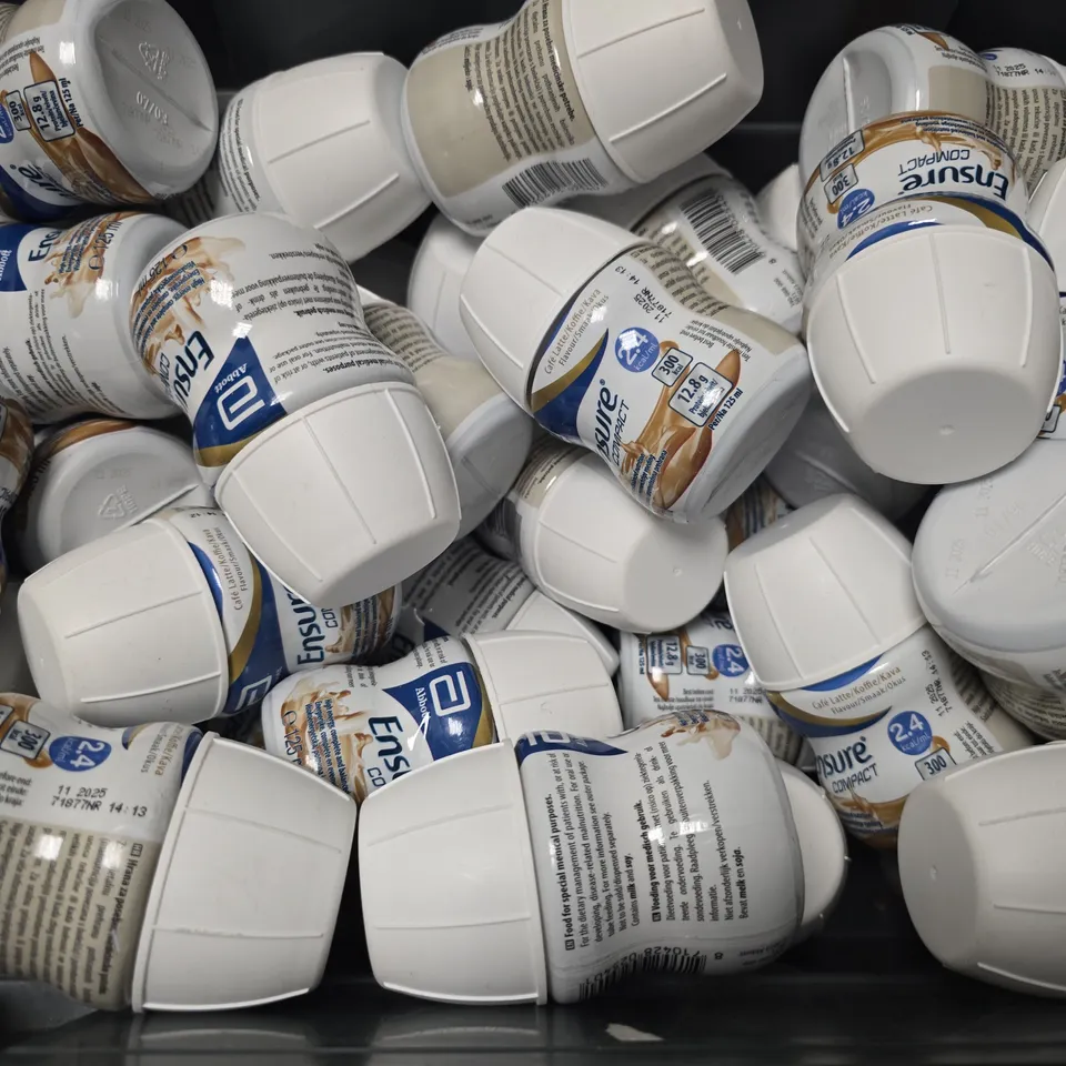 TOTE OF APPROXIMATELY 15 ABBOTT ENSURE COMPACT 