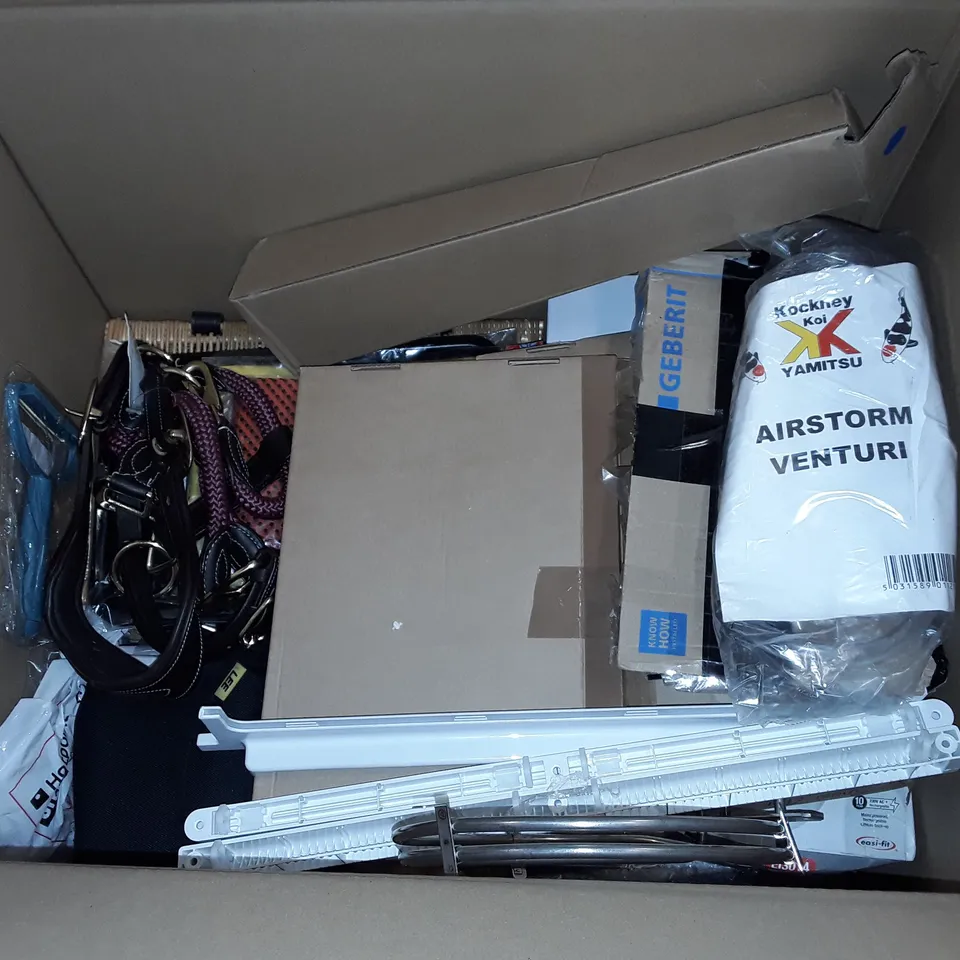 LARGE QUANTITY OF ASSORTED HOUSEHOLD ITEMS TO INCLUDE MOSQUITO NET, DECOY CAMERAS AND SMOKE ALARM