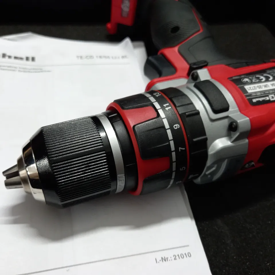 EINHELL CORDLESS DRILL IN CASE - TE-CD