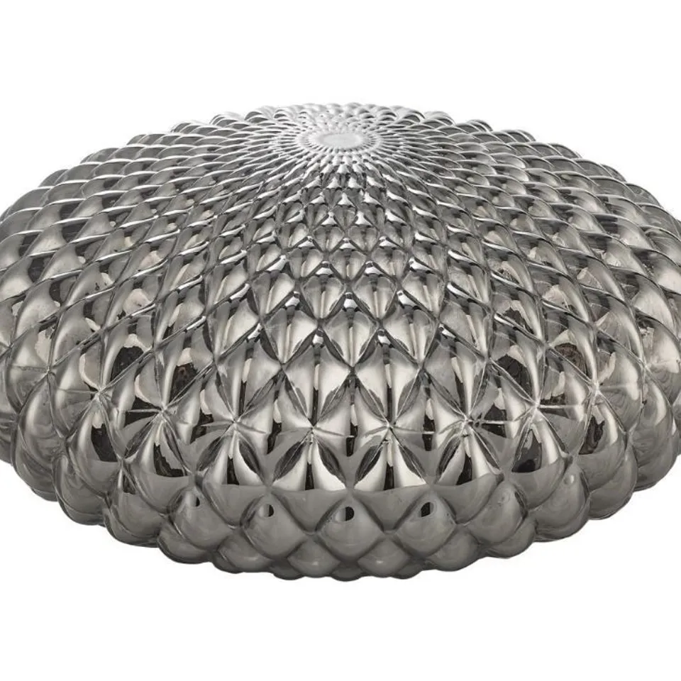 BOXED BIBIANA SMOKED TEXTURED GLASS LARGE PACK OF 10