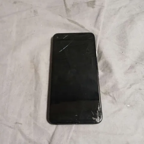 GOOGLE PIXEL 4A SMARTPHONE – BLACK, CRACKED FRONT SCREEN