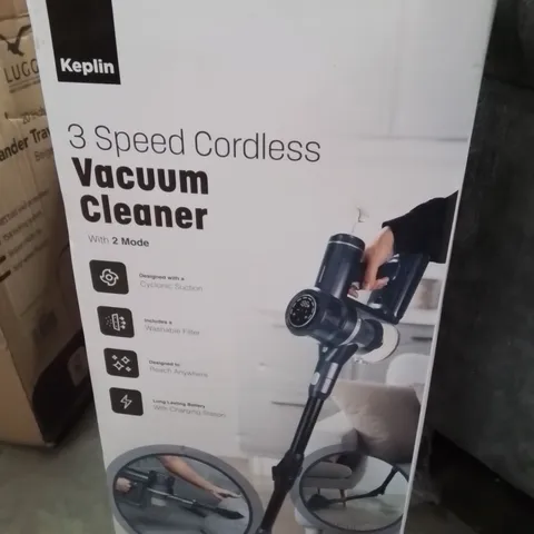 BOXED KEPLIN 3 SPEED CORDLESS VACUUM CLEANER 
