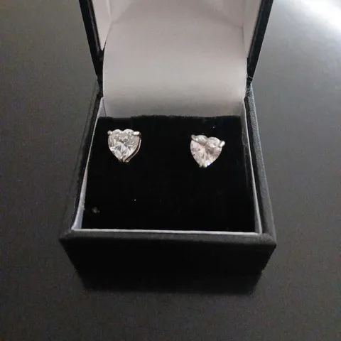 DIAMONIQUE 5.3CT 3P STUD EARRING SET RHODIUM PLATED