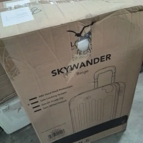 BOXED LUGG SKYWANDER SUITCASE BEIGE
