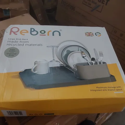BOXED REBORN LARGE DISH RACK