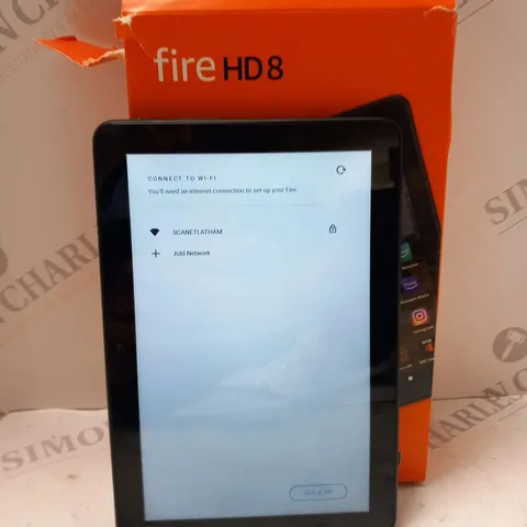 BOXED AMAZON FIRE HD8 TABLET