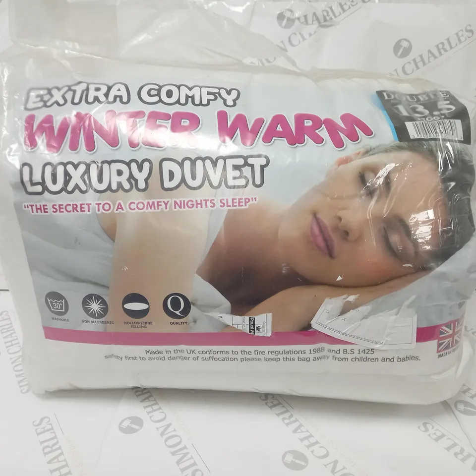 WINTER WARM EXTRA COMFY LUXURY DUVET DOUBLE 13.5 TOG