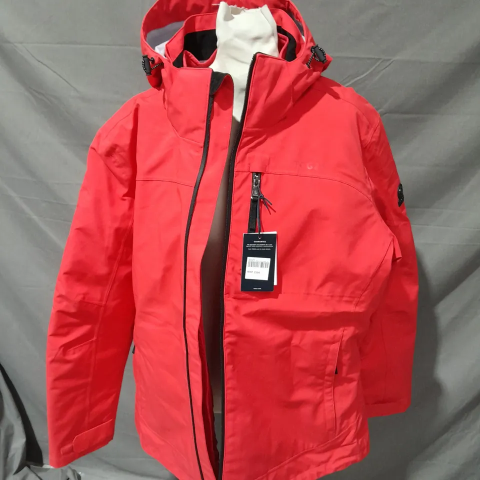 TOG24 BEVERLEY WOMENS JACKET DARK CORAL - SIZE 20