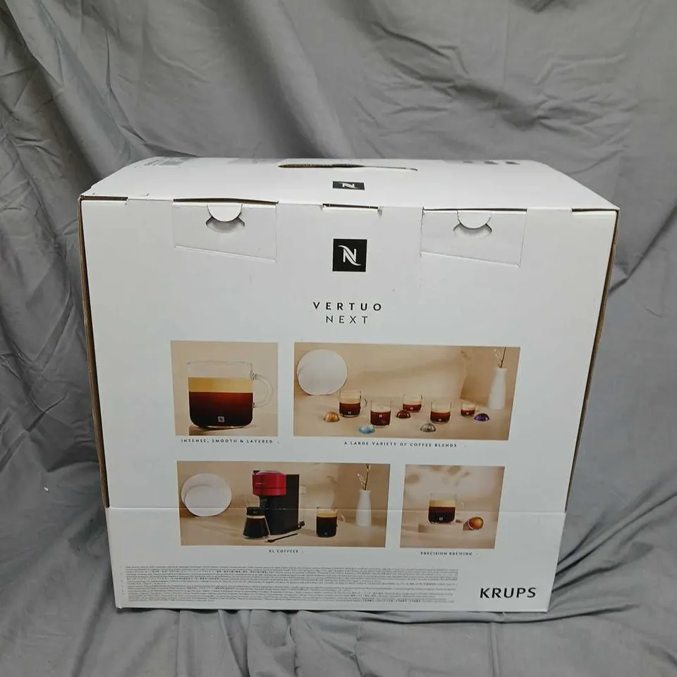 NESPRESSO VERTUO NEXT COFFEE MACHINE (KRUPS) – BOXED