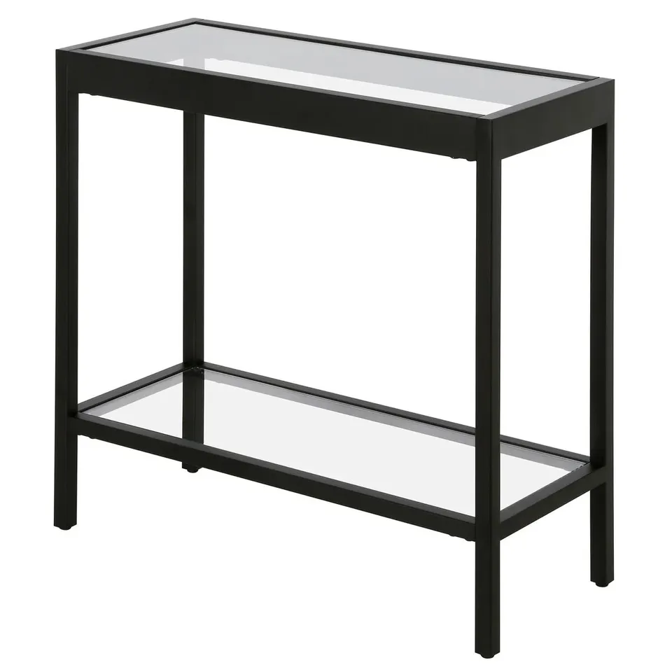 BOXED ALEXIS FARIN SIDE TABLE - BLACKENED BRONZE FINISH (1 BOX)
