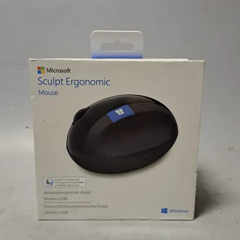 BOXED MICROSOFT SCULPT ERGONOMIC MOUSE