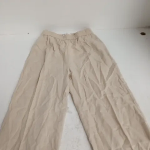 ZARA BEIGE TROUSERS – UK XS (EU/USA XS, MX 24)