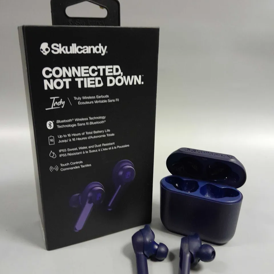 BOXED SKULLCANDY INDY TRUE WIRELESS EARPHONES 