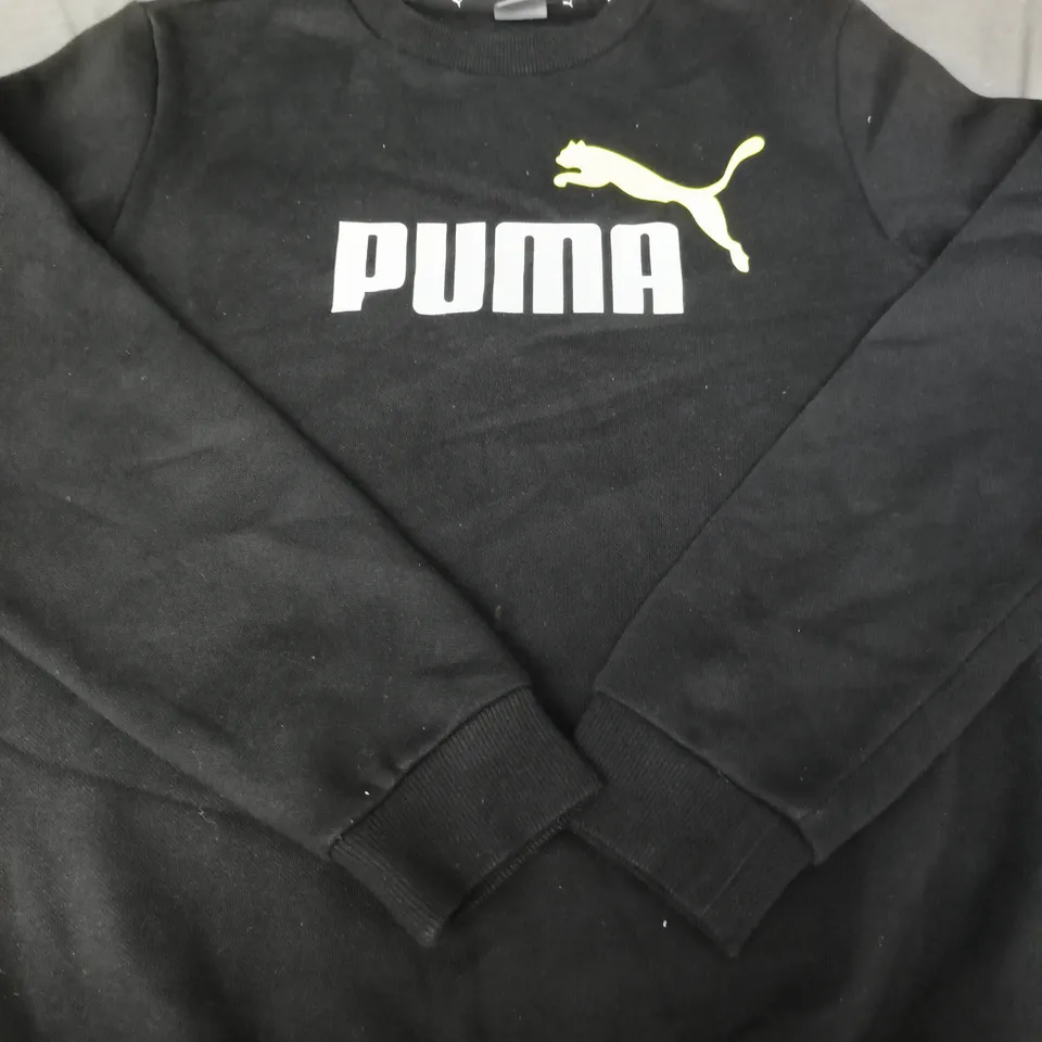 KIDS PUMA LOGO SWEATSHIRT - SIZE 13/14 YRS 