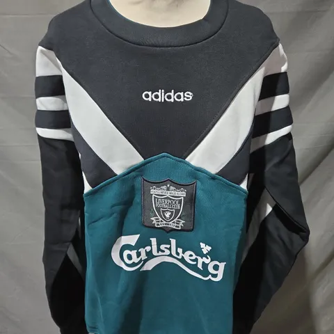 ADIDAS LIVERPOOL RETRO SWEATSHIRT SIZE XL
