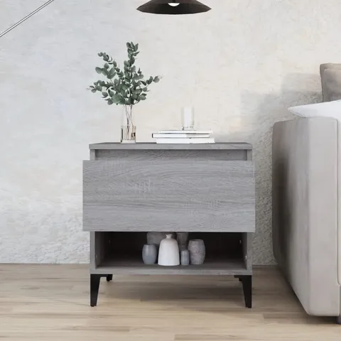 BOXED NYLAN END TABLE - GREY SONOMA (1 BOX)
