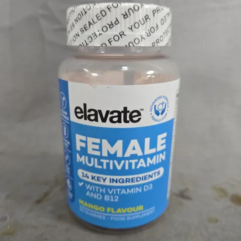 ELAVATE FEMALE MULTIVITAMIN – MANGO FLAVOUR (DIETARY SUPPLEMENT)