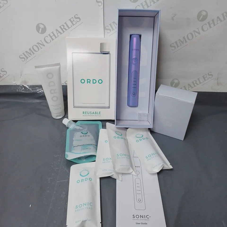 BOXED ORDO SONIC ELECTRIC TOOTHBRUSH WITH ACCESSORIES