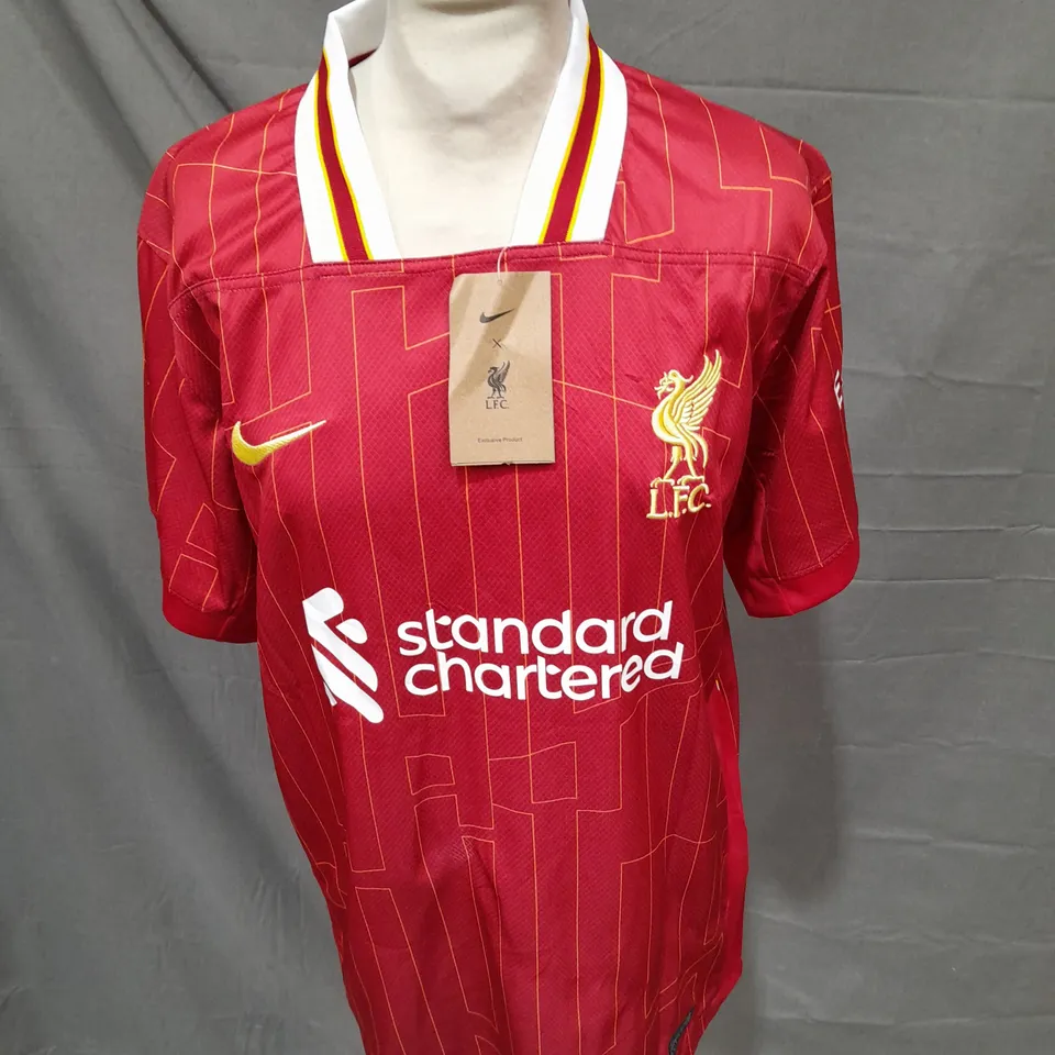 LIVERPOOL FC HOME SHIRT 24/25 WITH SLOT 1 SIZE L