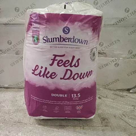 SLUMBERDOWN FEELS LIKE DOWN DOUBLE 13.5 TOG DUVET