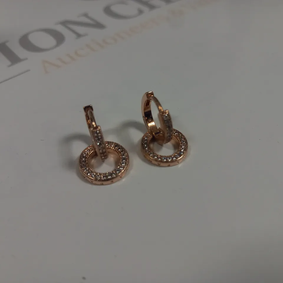 PANDORA ROSE GOLD EARRINGS