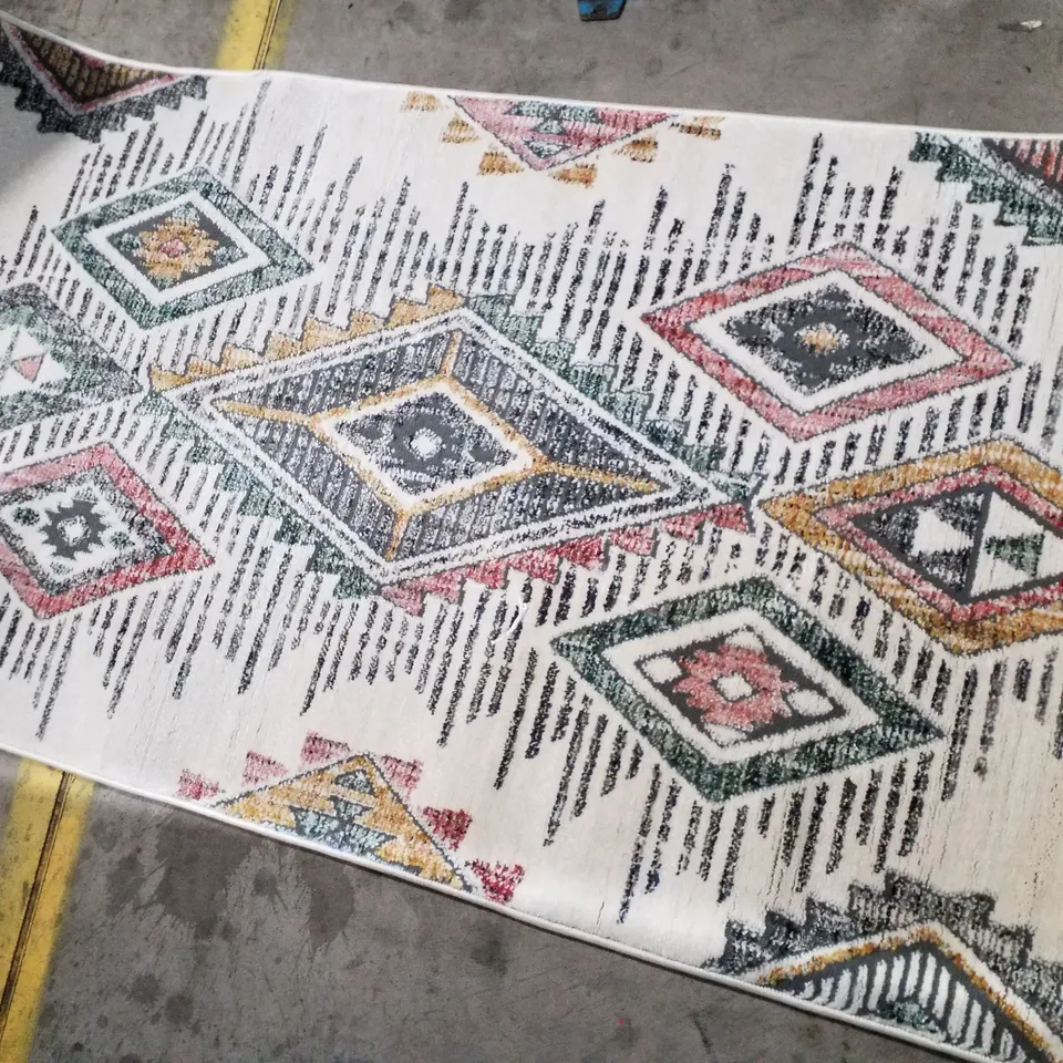 BRAND NEW PACO HOME HARNUBA 762 RUG IN MULTICOLOURED - 80×150CM