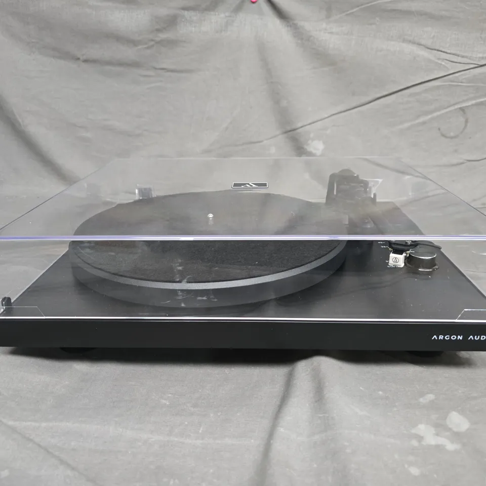 ARGON AUDIO TURNTABLE – ARGTTMK2BK, BLACK