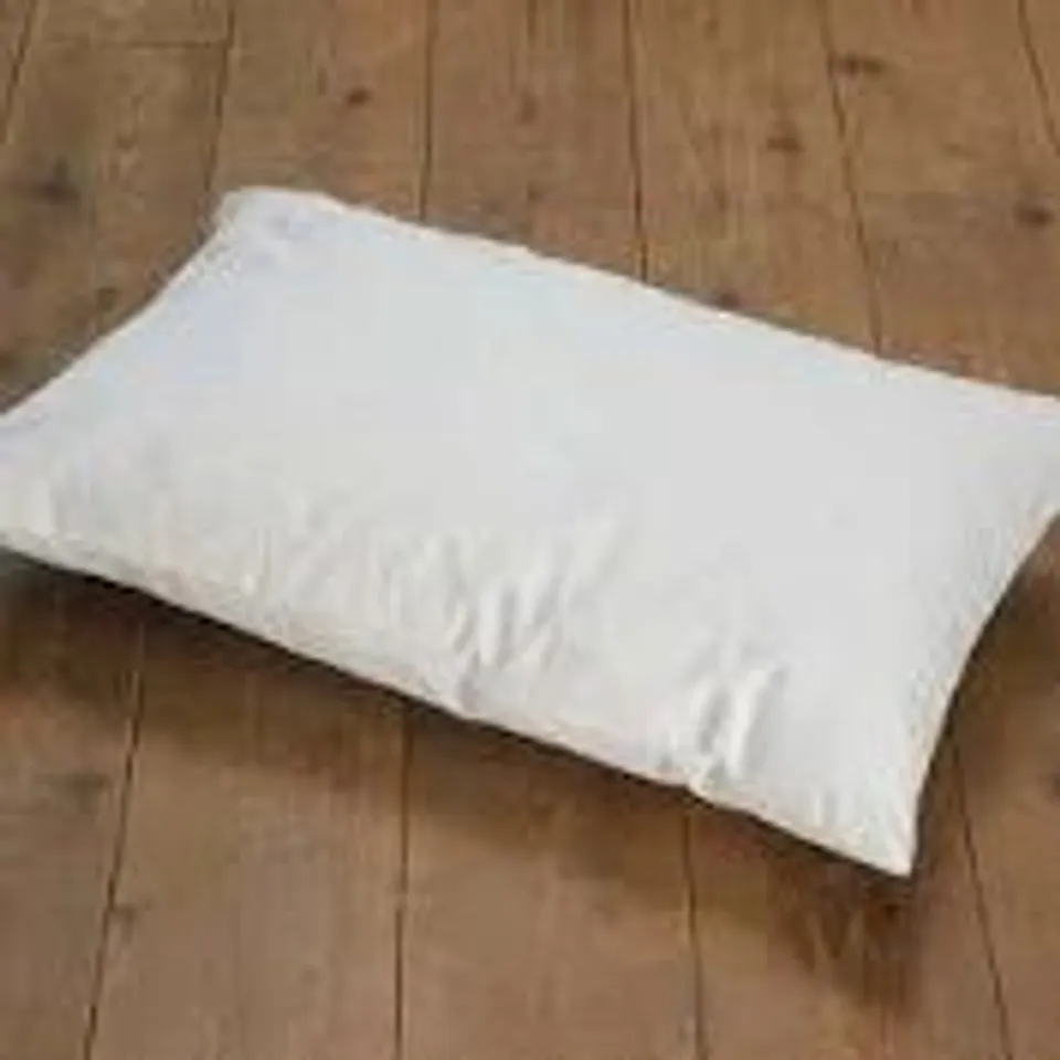 2 X BAGGED DUCK FEATHER MEDIUM SUPPORT PILLOWS