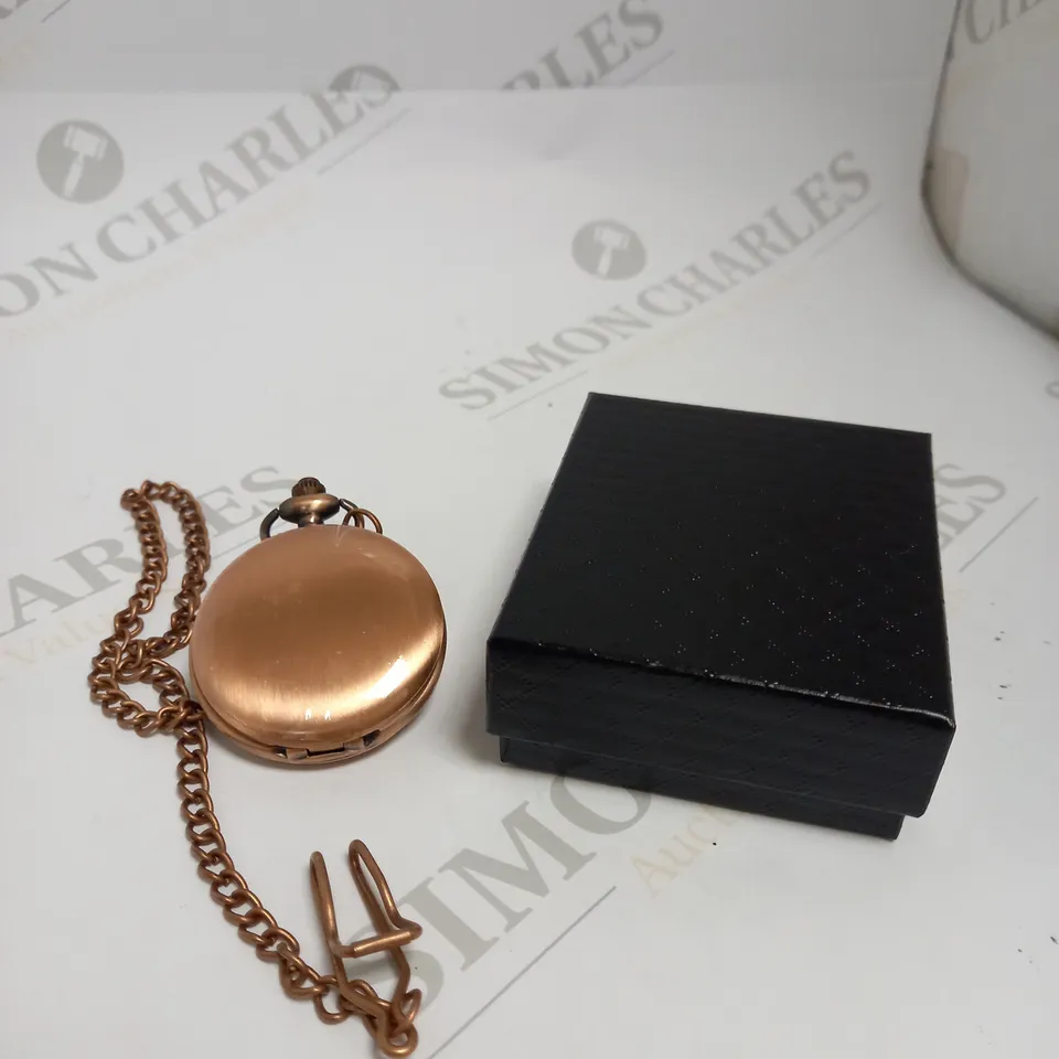 MENS EDISON POCKET WATCH WITH CHAIN