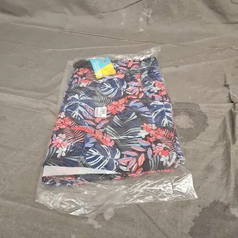 MOUNTAIN WAREHOUSE BEACH WOMENS PATTERNED QUICK DRY STRETCH BOARD SHORT IN MIX SIZE 12