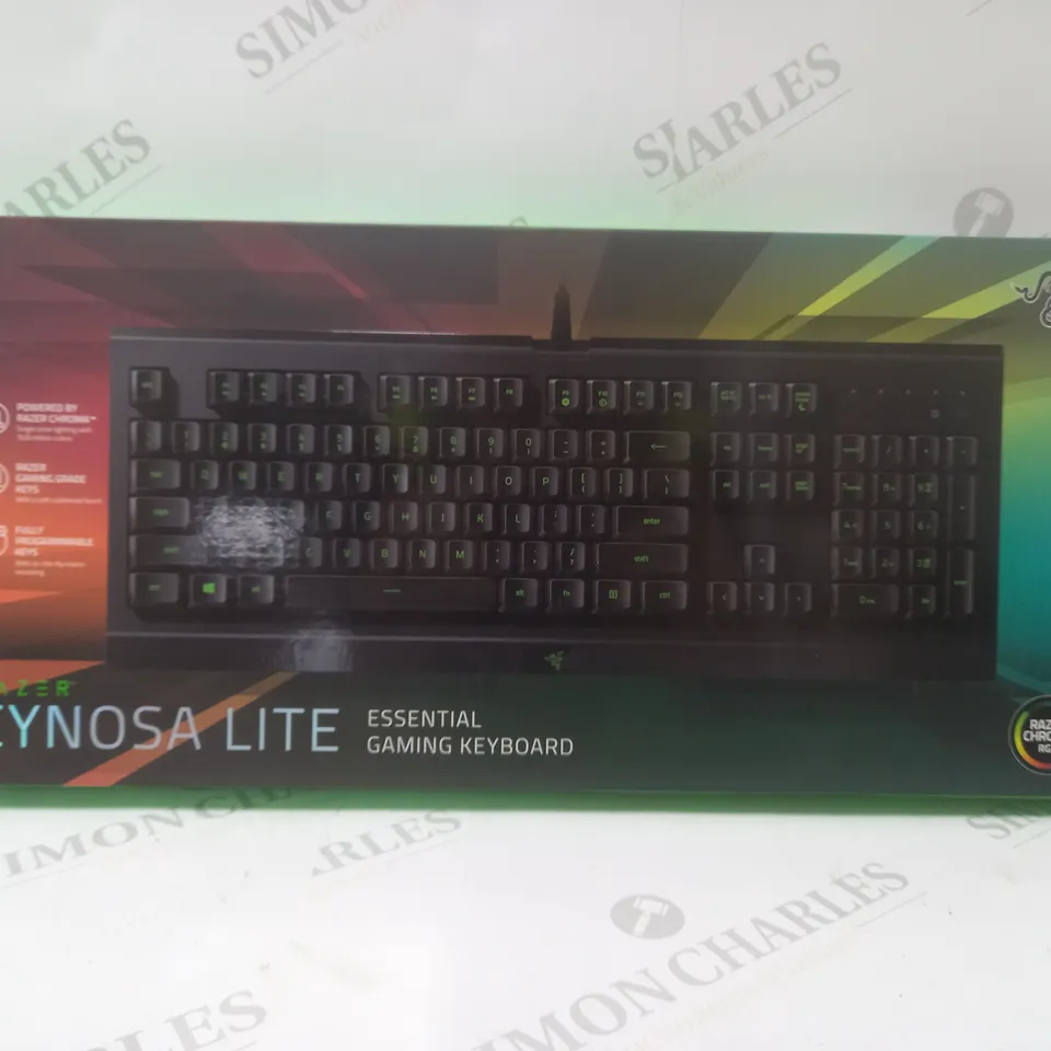 BRAND NEW BOXED RAZER CYNOSA LITE ESSENTIAL GAMING KEYBOARD