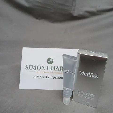 BOXED MEDIK8 ANTI-AGING EYE CONTOUR CREAM WITH RETINAL AND VITAMIN A CERAMIDE EYE 6