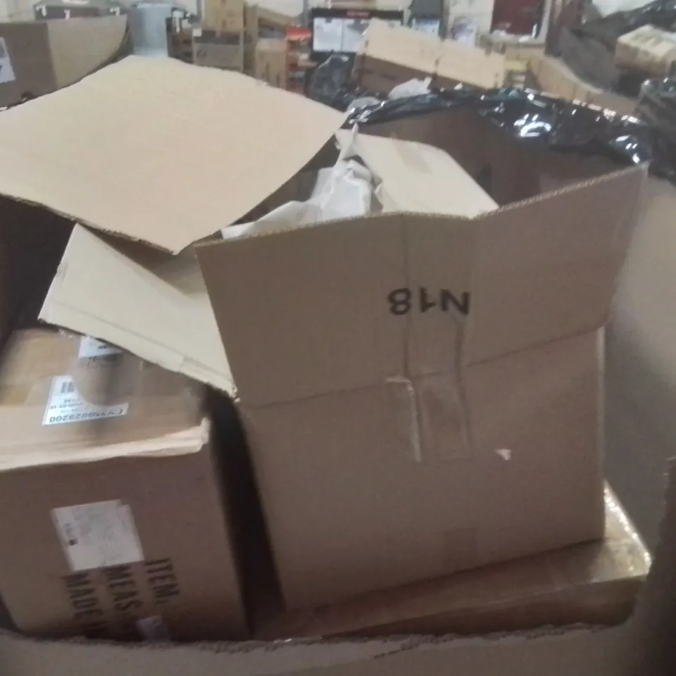 PALLET OF ASSORTED HOUSEHOLD GOODS AND PRODUCTS TO INCLUDE;RUG,ROCKING COT STAND,MAT