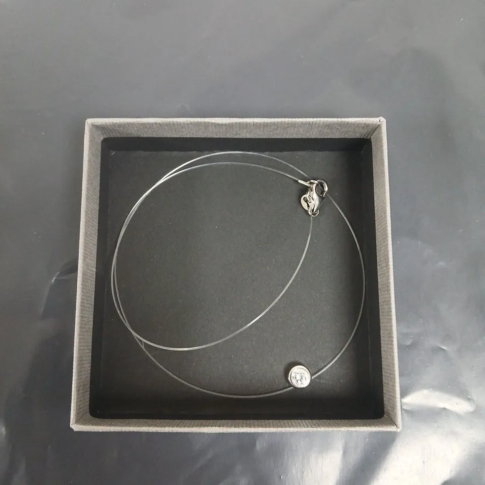 FIRETTI SILVER CHARM NECKLACE