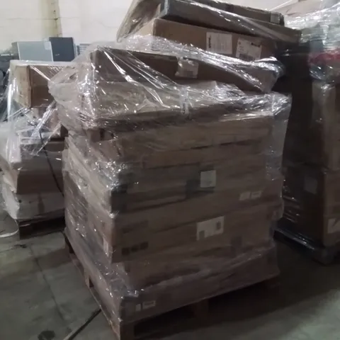 PALLET OF ASSORTED HOUSEHOLD GOODS AND PRODUCTS TO INCLUDE;COFFEE TABLE,CAT LITTER TRAY,BAR STOOL