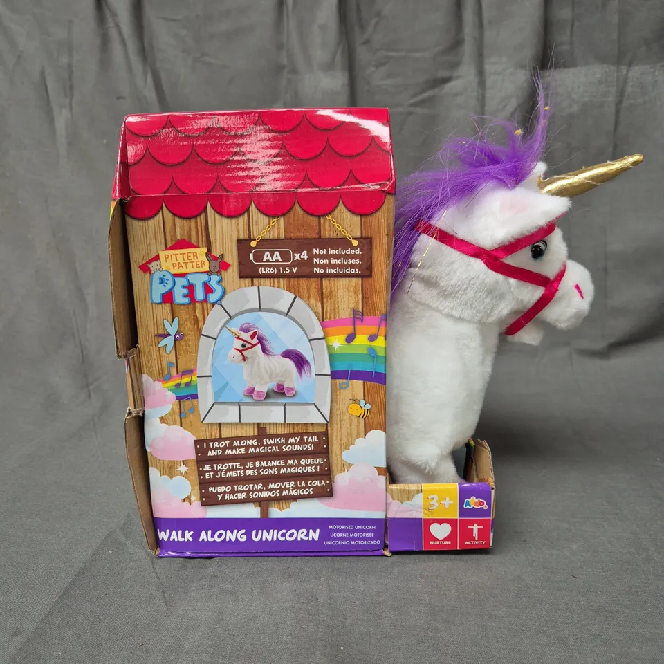 PITTER PATTER PETS WALK ALONG UNICORN