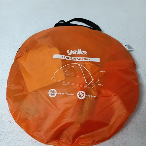 YELLO POP UP SHELTER