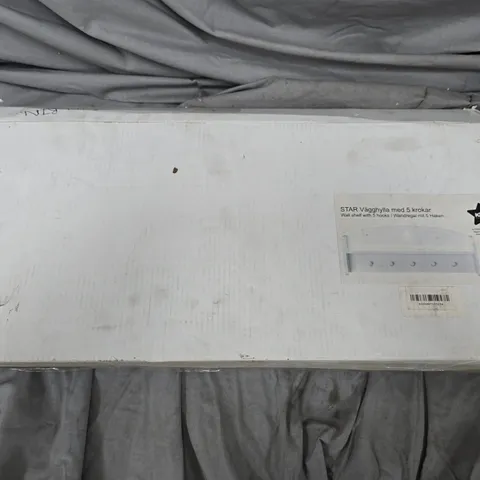 KIDS CONCEPT WALL SHELF WITH HOOKS